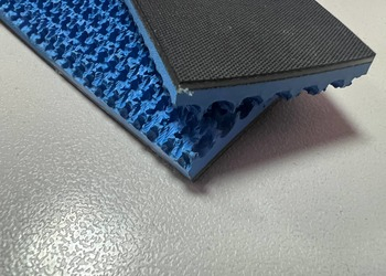 Полиамидный плоский ремень GP NRT-500 Blue 6,5 мм 1000 мм 10 мм