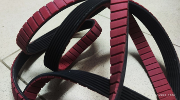 Ремень с фрезеровкой и покрытием APL для протяжки