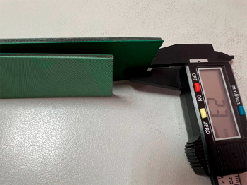 Плоский ремень EF T2 2,3 мм с полиамидным сердечником индивидуальные размеры