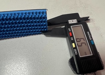 Плоский ремень GP NRT-500 Blue с грибом 6,5 мм 1500 мм 30 мм