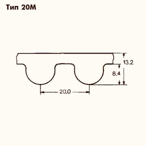 20м image beltHTD20M