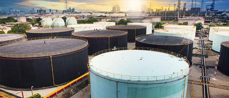 экран для резервуара хранения нефти